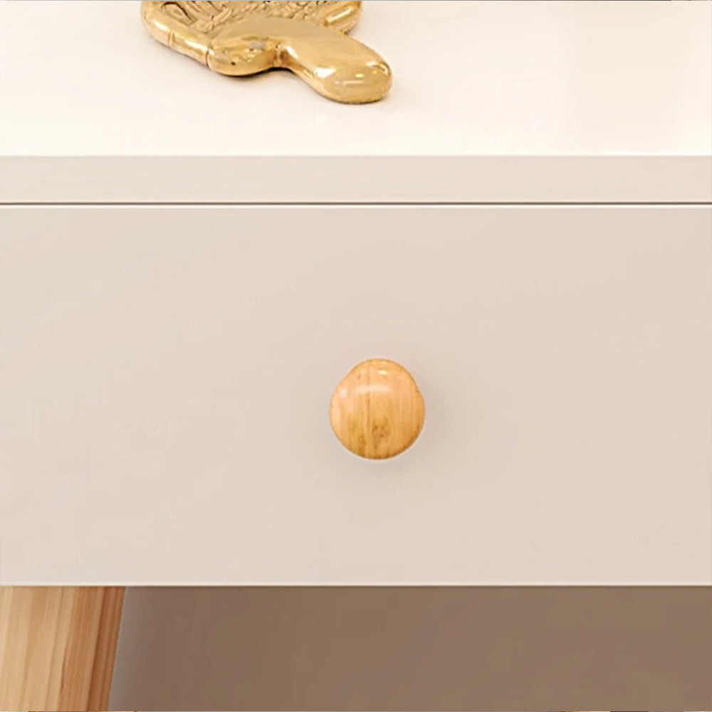 Biała toaletka z lustrem 70x40x85 cm – styl skandynawski, nowoczesna