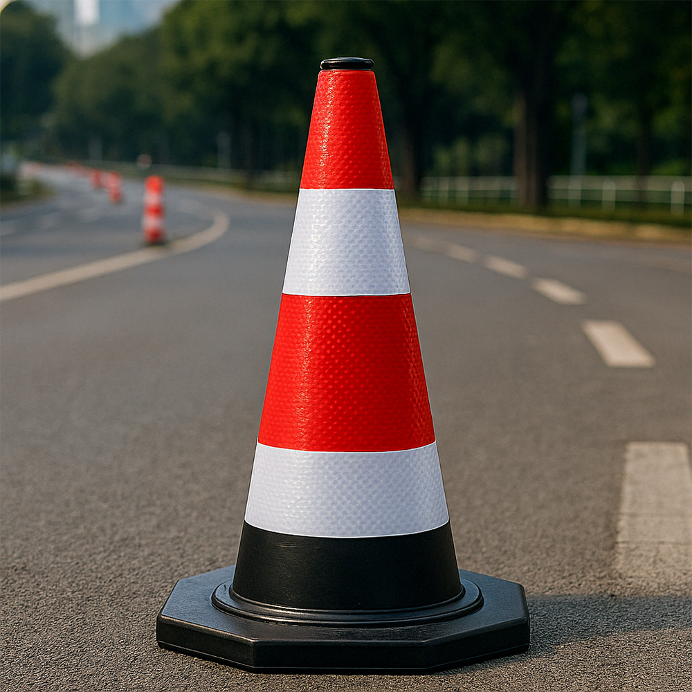 Elastyczny odblaskowy pachołek ostrzegawczy 40 cm