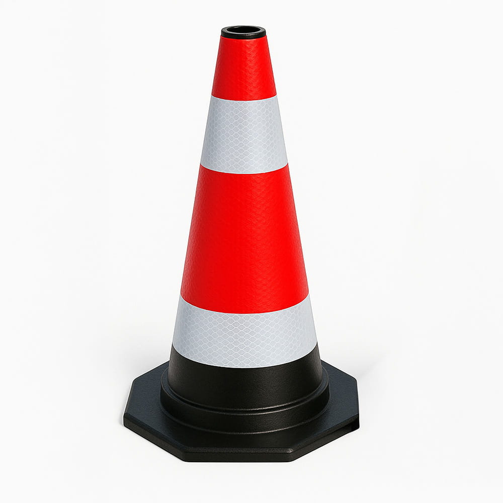 Pachołek ostrzegawczy drogowy, odblaskowy, 60 cm