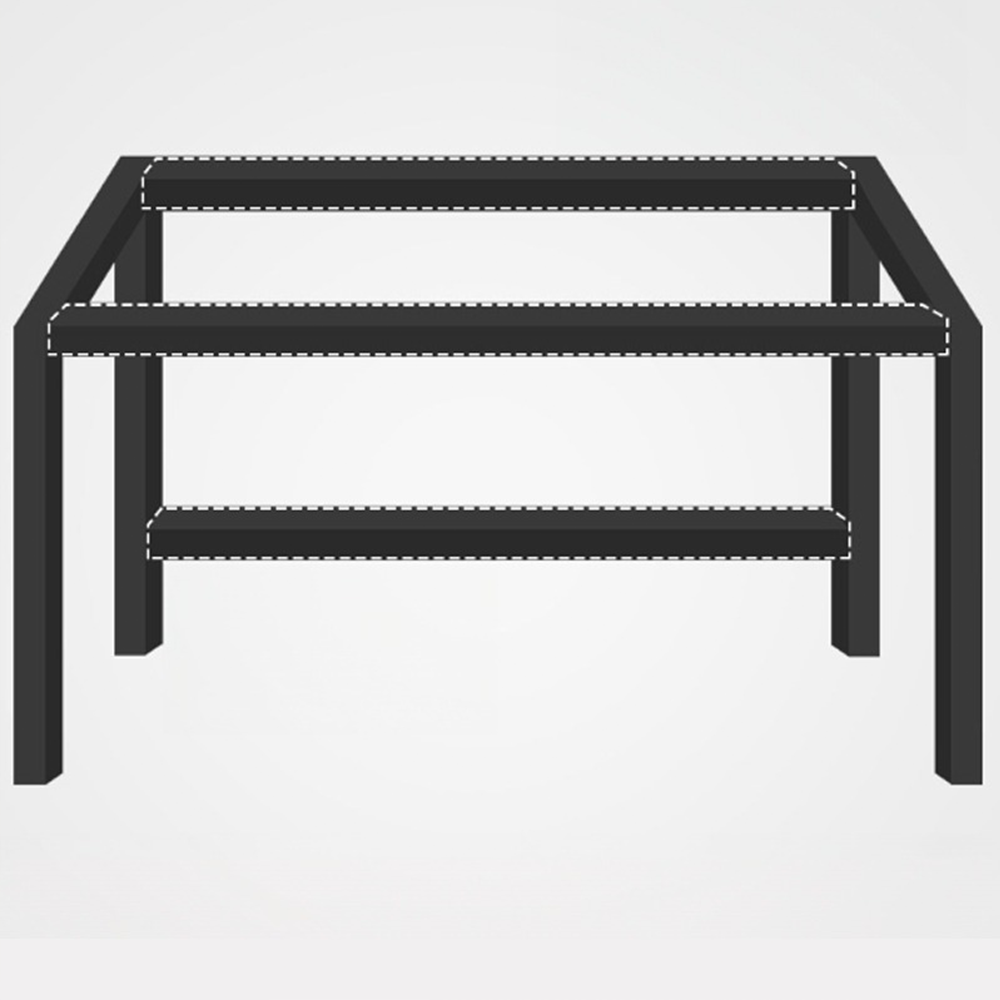 Nowoczesne biurko 120×60×74 cm – metalowa rama, blat z MDF, do pracy i gier