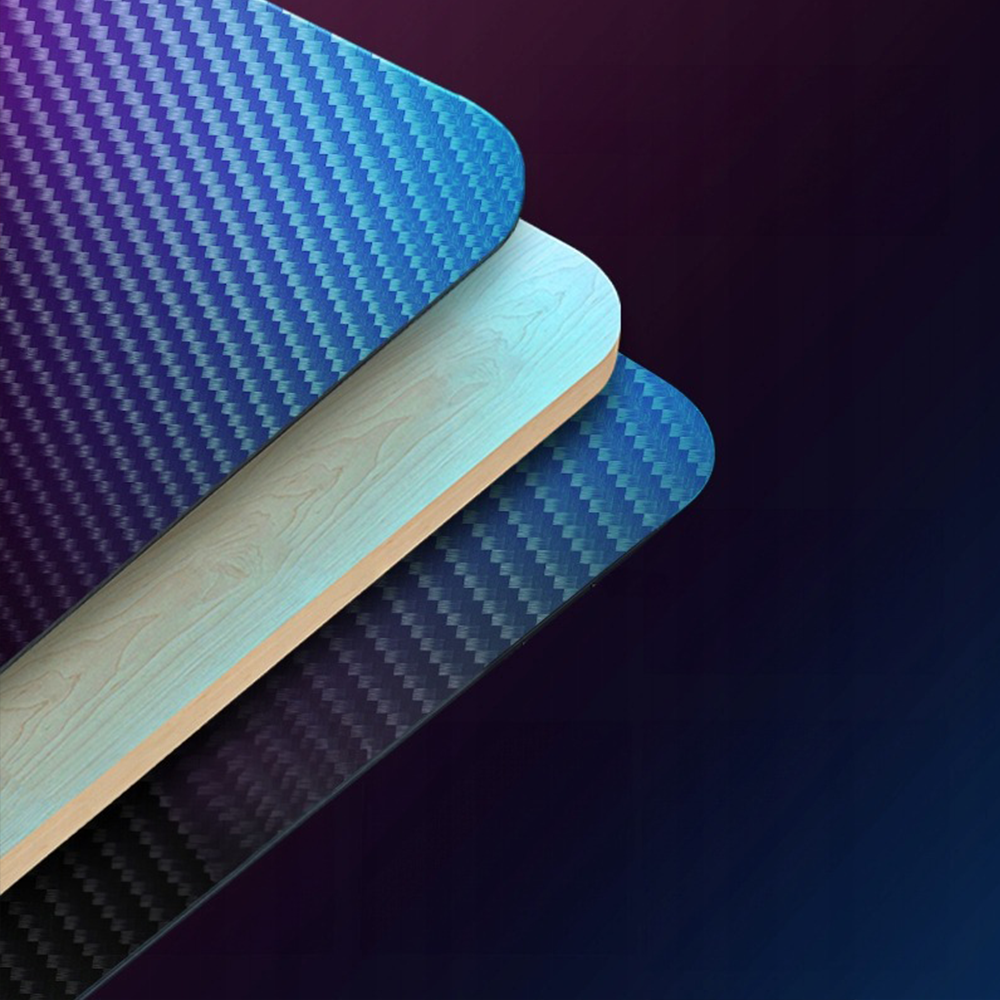 Biurko gamingowe 120×60×74 cm z blatem z włókna węglowego i metalową ramą – nowoczesny i stabilny design dla graczy