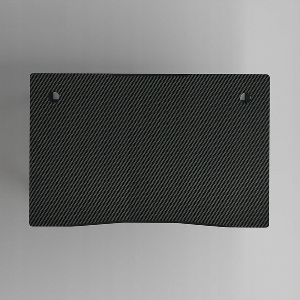 Czarne biurko gamingowe 100 cm - minimalistyczny loftowy design carbon