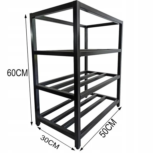 Szafka na buty z 3 półkami - 50x60x30 cm
