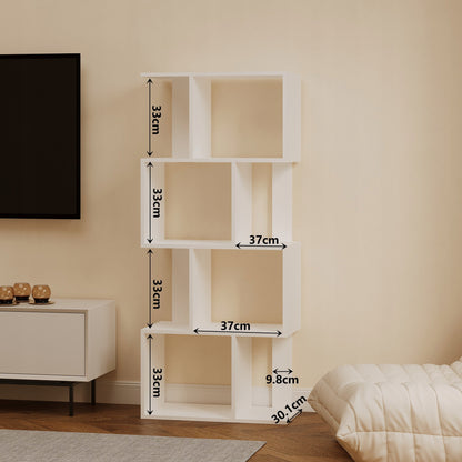 Regał biały na książki loft biblioteczka