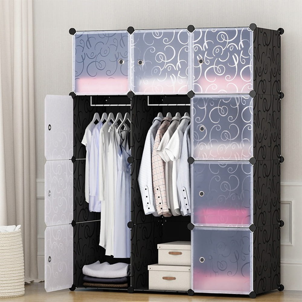 Składana szafa modułowa 146x110x36 cm – kompaktowa, trwała i funkcjonalna