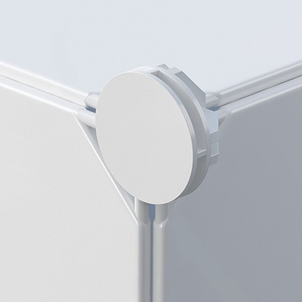 Składana szafa modułowa dla dzieci 146x110x36 cm – kolorowe wzory, metalowy stelaż