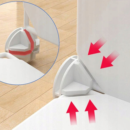 Modułowa biała szafa XXL - solidny zestaw 147×37×147 cm z półkami i drążkiem