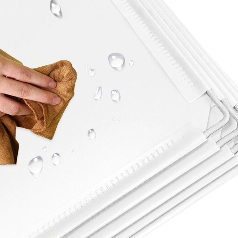 Modułowa biała szafa XXL - solidny zestaw 147×37×147 cm z półkami i drążkiem