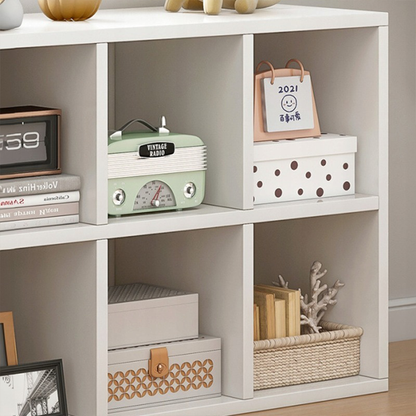 Biała szafka z 6 półkami 90x30x60 cm – nowoczesny i funkcjonalny design