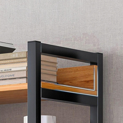 Regał loft 174 cm – metalowy regał na książki i segregatory