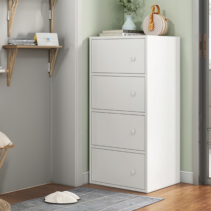 Biała komoda skandynawska 102x40x30 cm – minimalistyczny design, drewniany styl, nowoczesna i elegancka