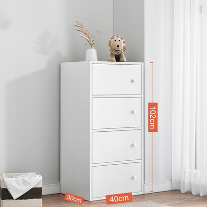 Biała komoda skandynawska 102x40x30 cm – minimalistyczny design, drewniany styl, nowoczesna i elegancka