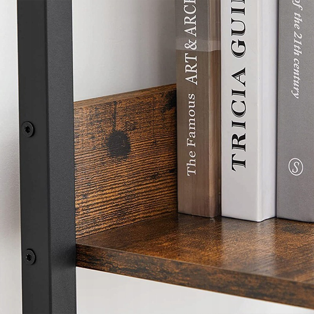 Regał industrialny 170x33,8x30 cm – metalowa rama, nowoczesny styl loftowy