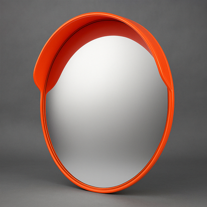 Wypukłe lustro bezpieczeństwa 30 cm - lustro drogowe, nietłukące, z obrotowym uchwytem, kąt widzenia 140°