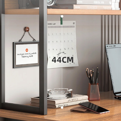 Biurko komputerowe loft ciemny buk 120×60×150 cm – nowoczesne biurko na laptopa i do gamingu