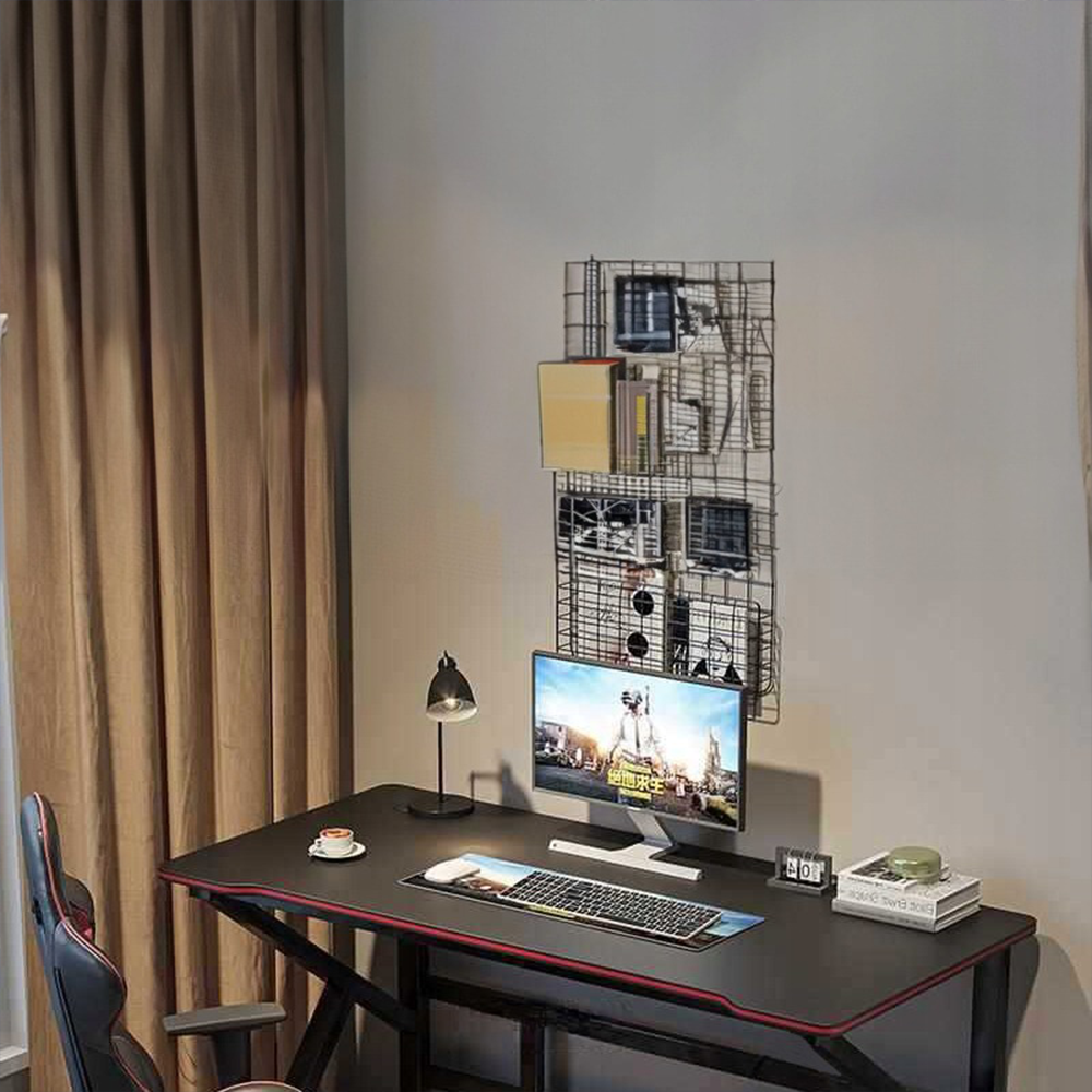 Biurko gamingowe czarne 120x60x74 cm – ergonomiczne, dużo miejsca do gier i pracy