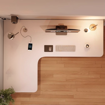 Biurko narożne 120x60 cm – loft, nowoczesne biurko do gier i pracy zdalnej z metalową ramą