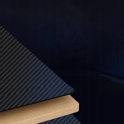 Dziecięce/regulowane biurko gamingowe 100×60 cm - czarny loftowy design