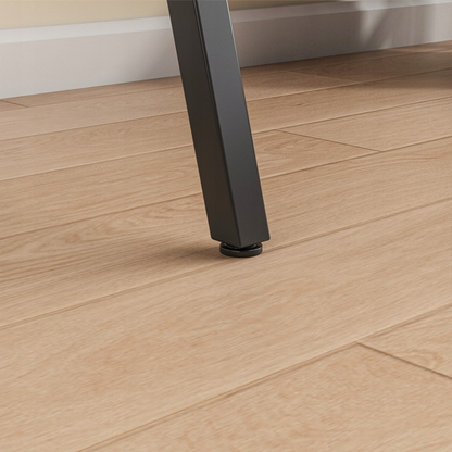 Biurko loft industrialne 100x50 cm – blat rustykalny, czarna metalowa rama