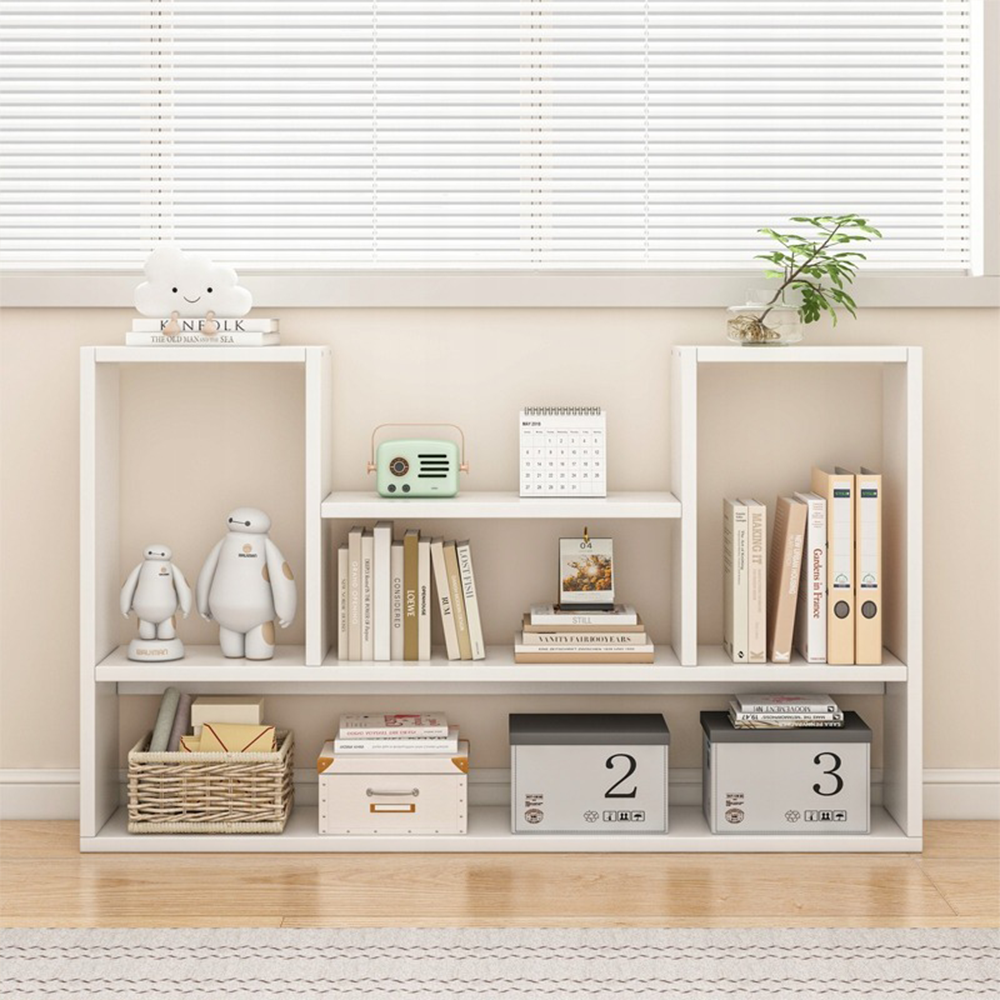 Biała szafka 100x60x16 cm – nowoczesna, idealna na książki i dekoracje