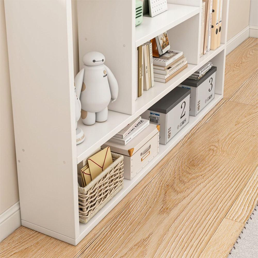 Biała szafka 100x60x16 cm – nowoczesna, idealna na książki i dekoracje