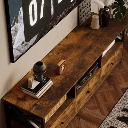 Szafka rtv pod telewizor z 3 szufladami - 143 cm
