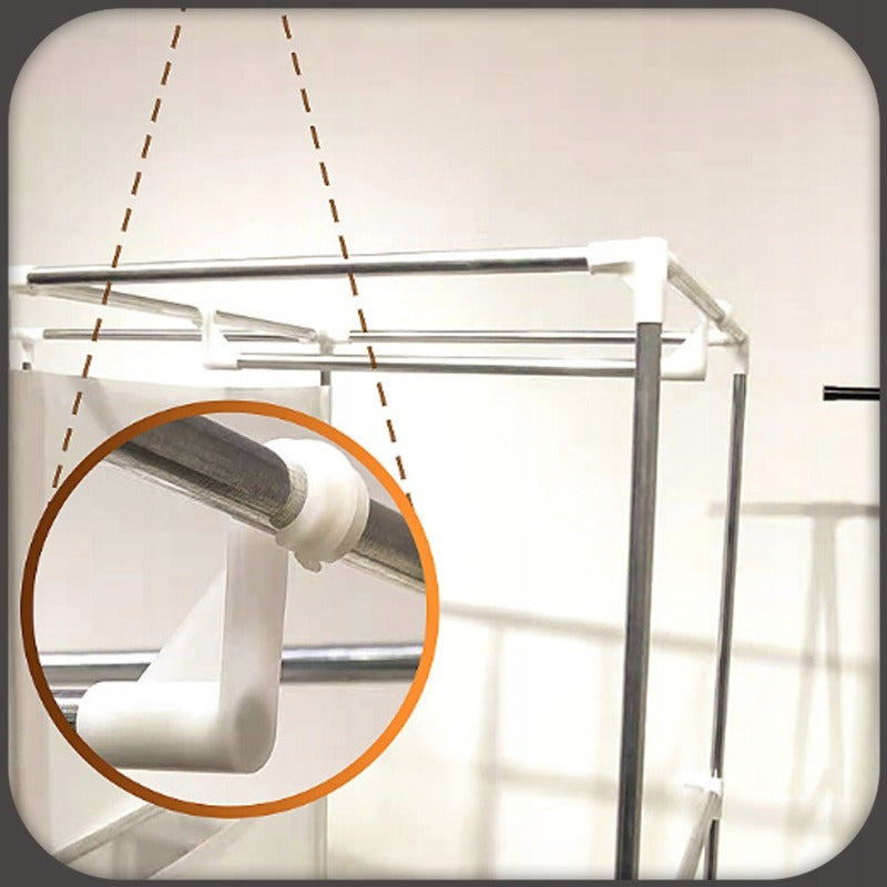 Szafa materiałowa tekstylna garderoba składana na ubrania xxl regał