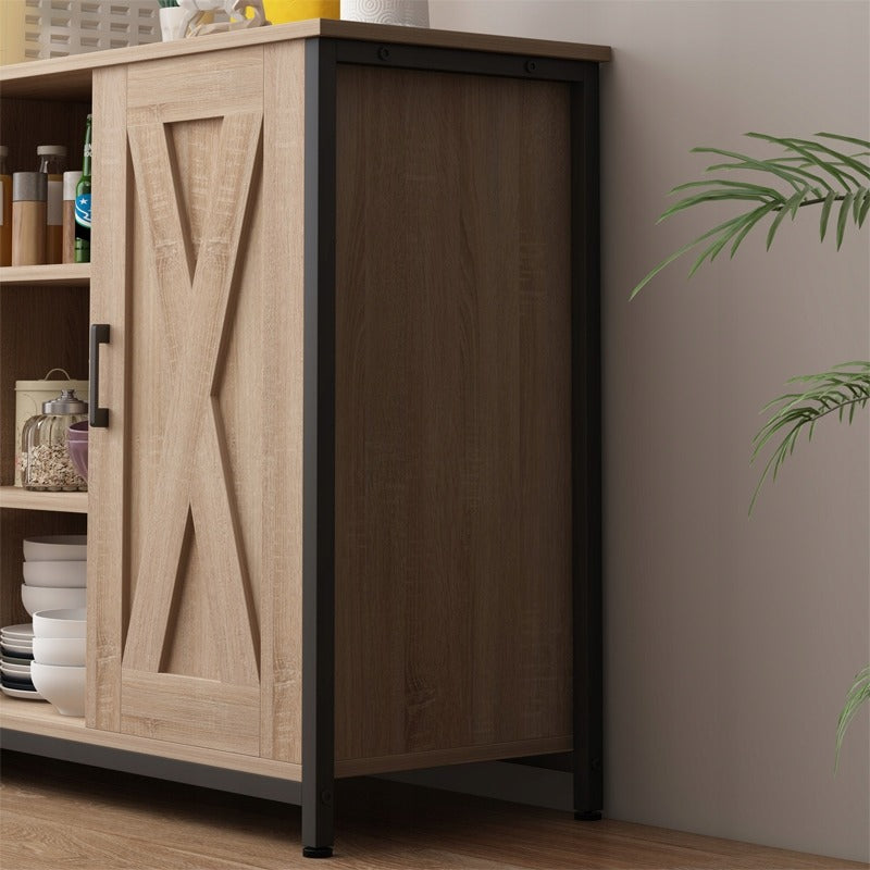 Szafka boczna/ kredens z otwartymi półkami komoda - 100 cm