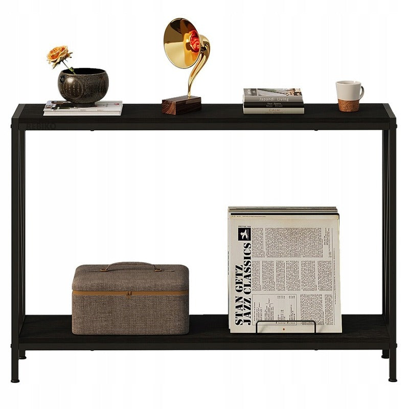 Stół - konsola do przedpokoju – ciemny brąz, funkcjonalność I styl