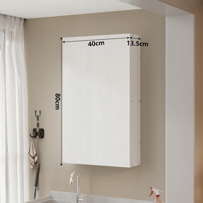 Szafka łazienkowa wisząca 80 cm – biała, nowoczesna, styl loft