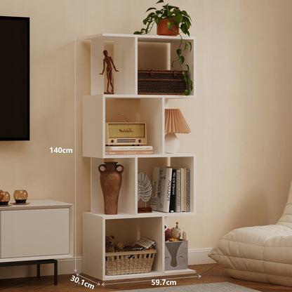 Regał biały na książki loft biblioteczka