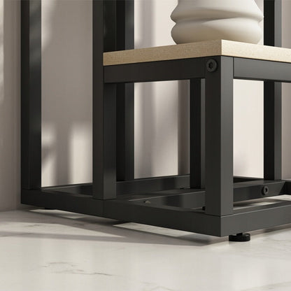 Metalowy stojak na rośliny 4 poziomy – elegancki regał na doniczki do domu i ogrodu