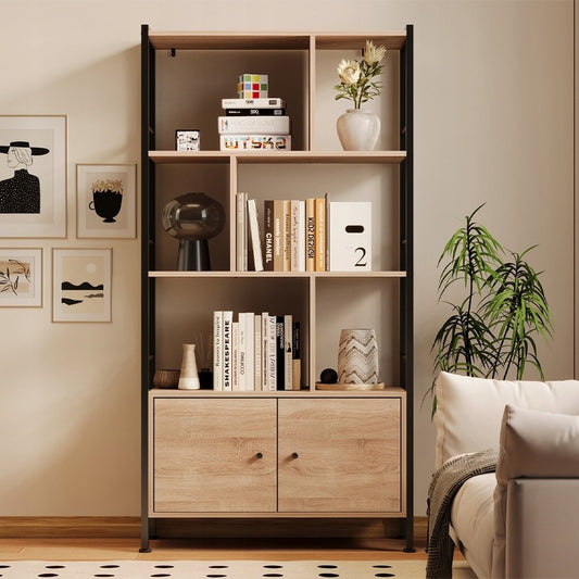 Regał na książki nowoczesny – loft – 155 cm&nbsp;