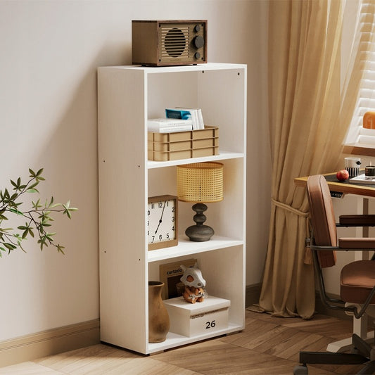 Regał na książki nowoczesny loft biały 120cm