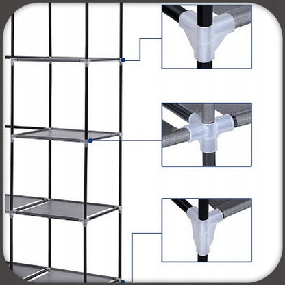 Szafa materiałowa tekstylna garderoba składana na ubrania xxl regał