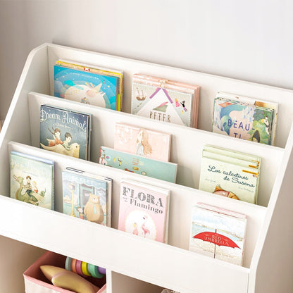 Szafka na zabawki i książki dla dzieci 80 cm – biblioteczka wolnostojąca