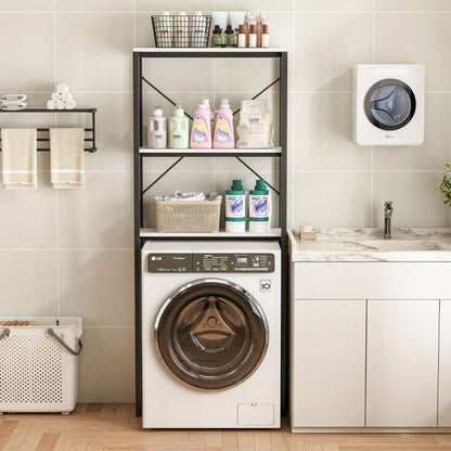 Półka łazienkowa nad pralką 160 cm – loftowy styl i nowoczesny design
