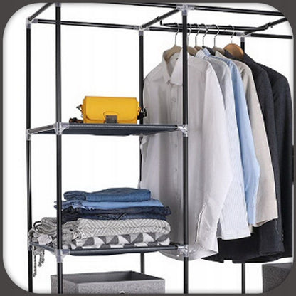 Szafa materiałowa tekstylna garderoba składana na ubrania xxl regał