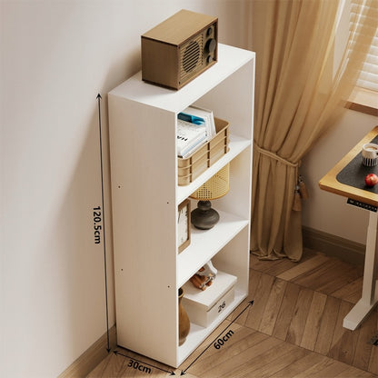 Regał na książki nowoczesny loft biały 120cm