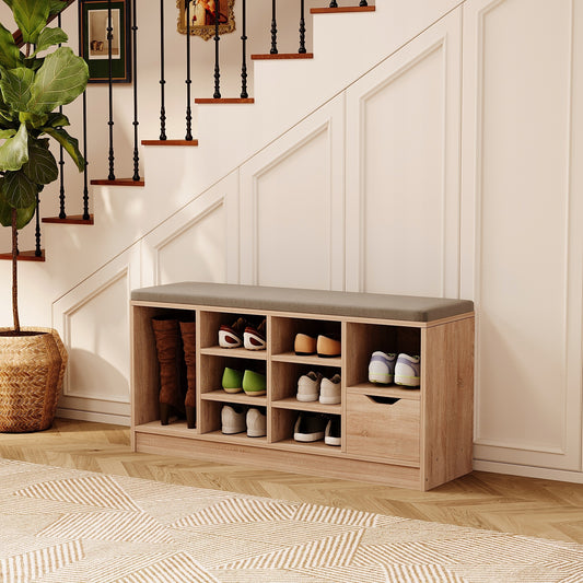 Szafka na buty z siedziskiem loft sonoma - 100cm