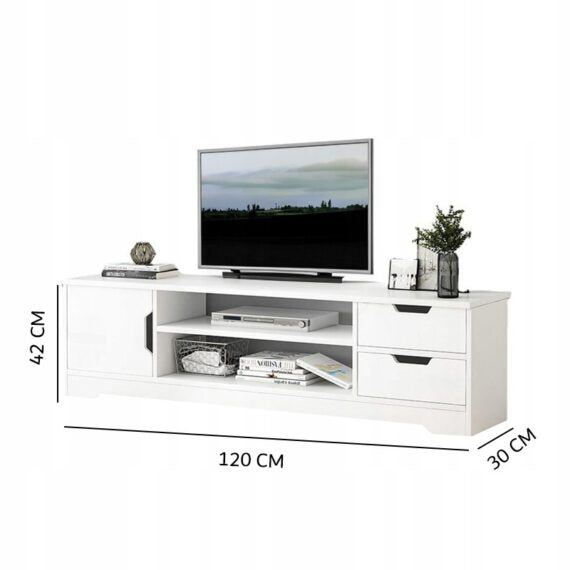 Szafka RTV pod telewizor biała 120 CM