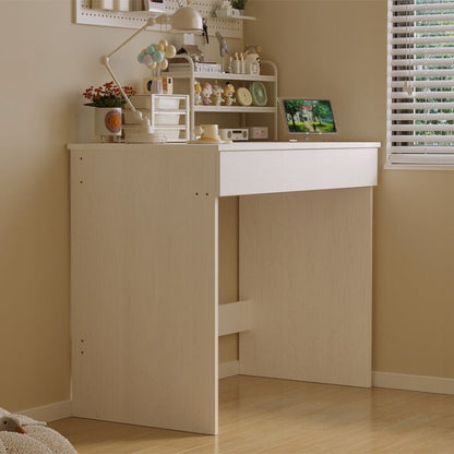 Biurko Młodzieżowe 90cm Białe z Szufladą – Małe Biurko Loft