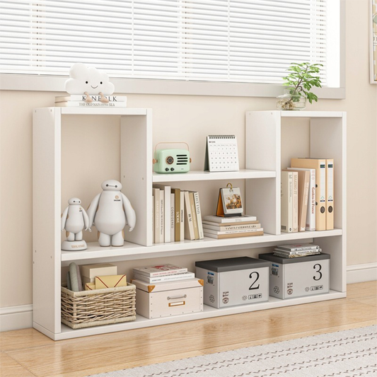 Biała szafka 100x60x16 cm – nowoczesna, idealna na książki i dekoracje