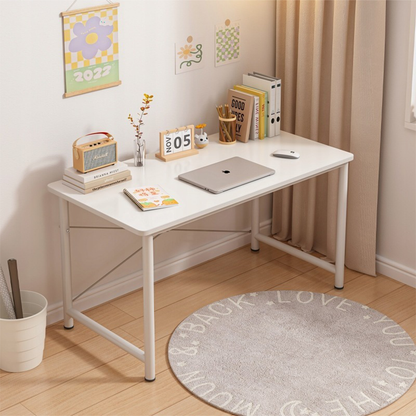 Nowoczesne biurko białe 100x75x50 cm – loftowy styl do domu i biura