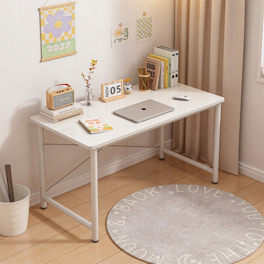 Nowoczesne biurko białe 100x75x50 cm – loftowy styl do domu i biura