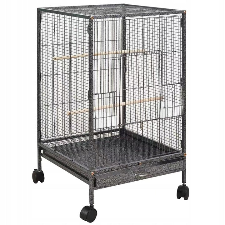 Klatka metalowa dla ptaków 80 cm