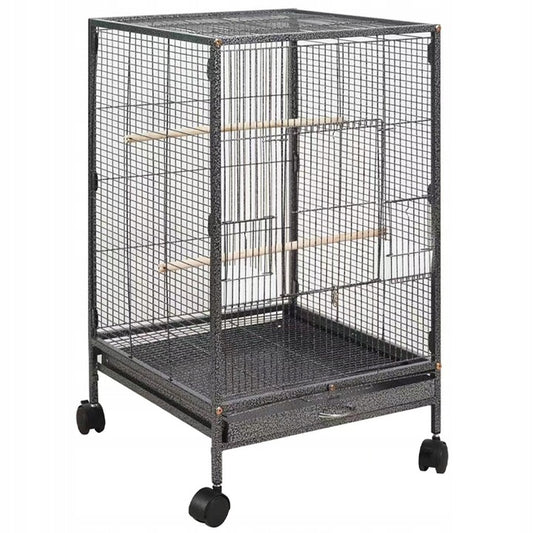 Klatka metalowa dla ptaków 80 cm
