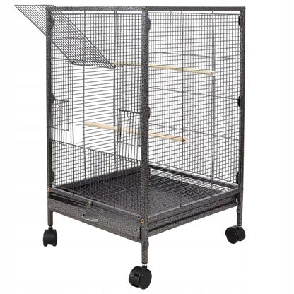 Klatka metalowa dla ptaków 80 cm