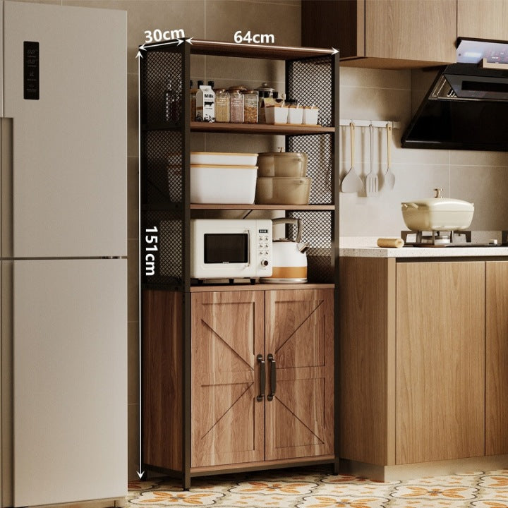 Kredens Komoda Loft 151cm – Jasny Brąz – Szafka Regał Industrialny