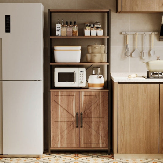 Kredens Komoda Loft 151cm – Jasny Brąz – Szafka Regał Industrialny